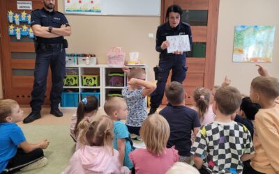 Z wizytą w naszym przedszkolu – spotkanie z Policją!