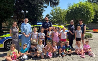Wizyta dębickich policjantów w naszej Ochronce.