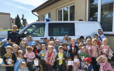 Przedszkolaki na Komendzie Policji